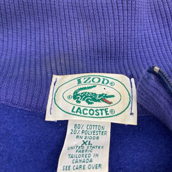 Vintage 80s half zip Izod/Lacoste ! - Picture 4 of 7